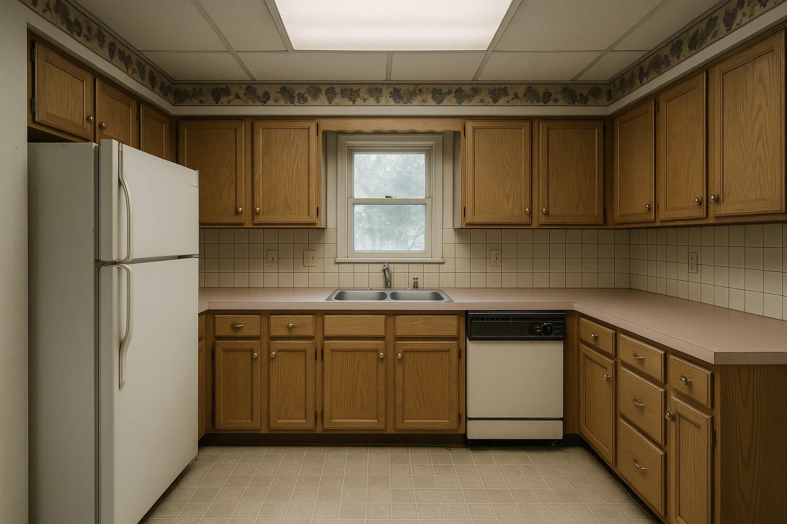 Modern Kitchen Transformation — before renovation